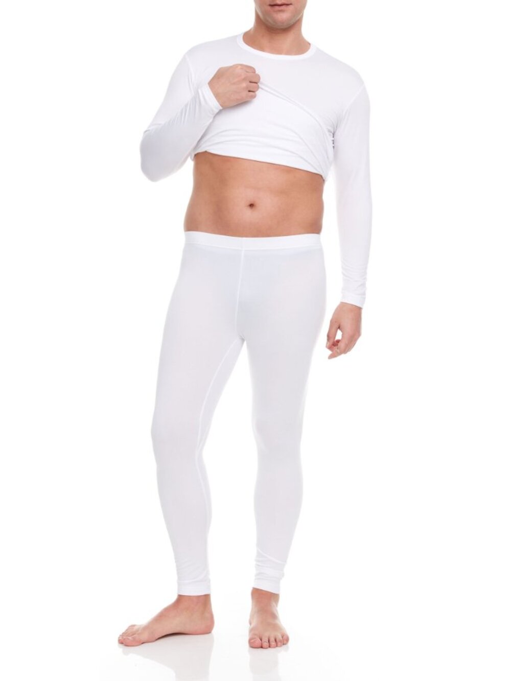 Men’s Microfiber Thermal Underwear Set 2 Pack Base Layer Long Johns Winter Warm - Picture 5 of 5